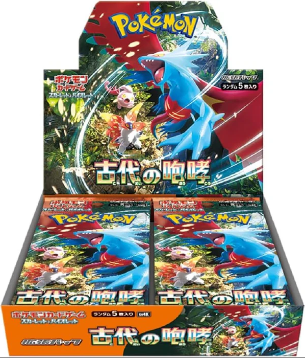Pokemon TCG 日版 朱與紫 SV4K 補充包「古代の咆哮」