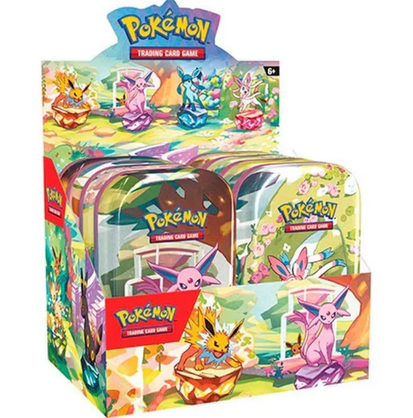 Pokemon TCG 美版 Scarlet & Violet SV8.5 Prismatic Evolutions Mini Tin Box (8 Tins Per Box) $1980